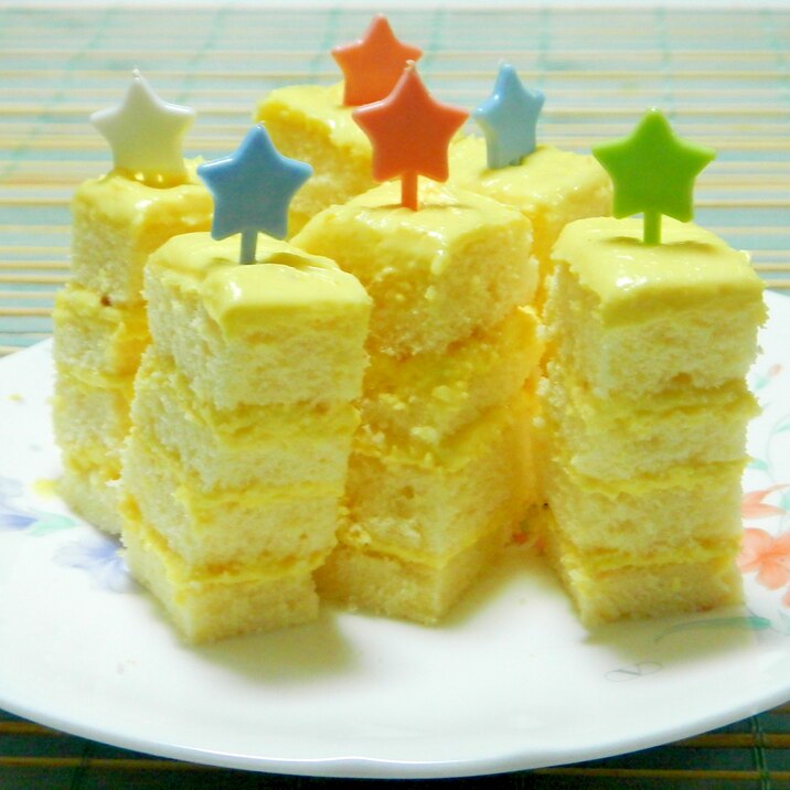 レモンチーズの１口ケーキ